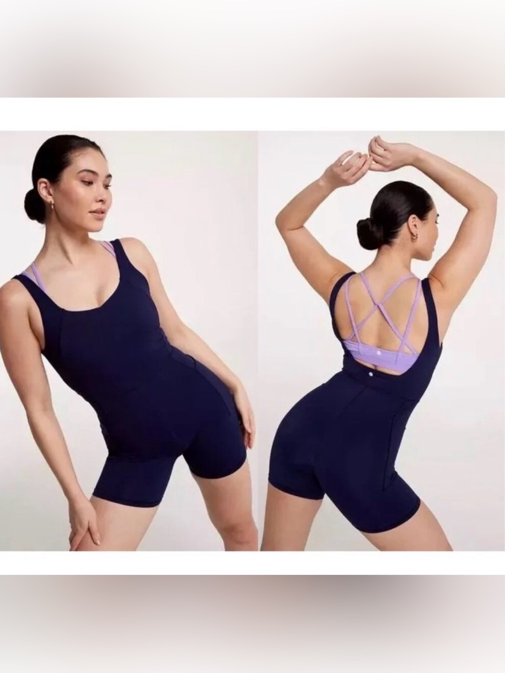CALIA Inspire Short Bodysuit athletic Navy Sizes XS